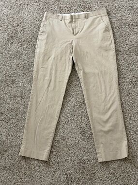 Express Men's Khaki Chino Pants - Light Beige